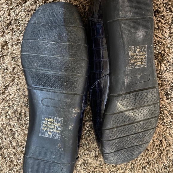 Comfortview Navy Slip Ons 7 Wide 7W - Picture 7 of 7